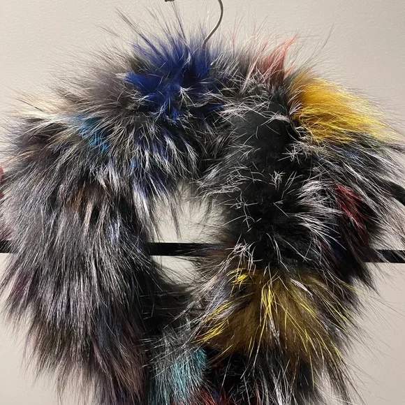 Glamorous 100% *Multi Color* Fox Fur Neck Loop